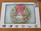 Kitchen Glass Cutting Board, 8 x 12", rect., Birds by Superior Products