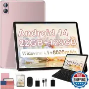 Dghrti 2025 Android 14 Tablet, 22G+128G/1TB Expansion, 10 inch Tablets with 8