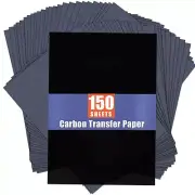 150 Sheets Carbon Paper Blank Graphite Tracing Paper for Wood Paper Canvas