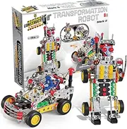 Construct IT Transformation Robot – 215-Piece STEM Take Apart Robot Toy – Build Your Own Transforming Model with Real Tools – Educational Engineering Kit for Kids Ages 8–12 Boys and Girls