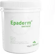 Epaderm Ointment for Eczema, Psoriasis and Dry Skin 1kg tub | 3-in-1 emollient formulated with clinically proven ingredients | Free from fragrance, colour, steroids, sodium lauryl sulphate (SLS) | Suitable for all ages, including babies