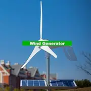 GOWE Wind power generator ; wind power generator combined with wind/Solar Hybrid Controller(LED Display)