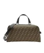 Fendi FF Eclissi Fendi Siesta Medium Travel Bag One size brown