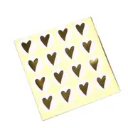 Kawaii Hot stamping Heart Scrapbooking Paper Labels Seal Sticker DIY Gift Sticker Dia.2.5cm