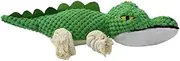 Durable Squeaky Plush Dog Toy, Chew-Resistant All-Breed Companion Toy with TPR and Rope Design for Teeth Cleaning and Interactive Play