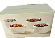 Ramekins Modern White Set of 4 Ramekins New