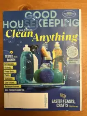 Good HouseKeeping Magazine April 2025 Easy Ways to Clean Anything Free shipping