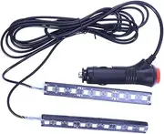 CHILDWEET Car Led Interior Atmosphere Lamps Durable Led Strip Light with Cigarette Lighter Flexible Design for Easy Installation Fits Multiple Car Models Yellow Light Black