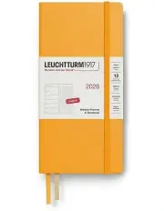 [LEUCHTTURM1917] Weekly Planner & Dotted Wallet (B6+ x A6) 2026 Notebook in Forest Green