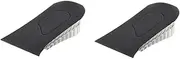 Baluue Shoe Lift Inserts 3.5cm Height Increase Insoles Shockproof Odorless and Honeycomb Structure for Comfort