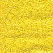 Delica Beads Miyuki DB1572 Canary Yellow AB Opaque 11/0 Seed Beads Glass