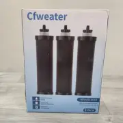 Cfweater 3 pack Black Berkey Replacement Water Filter (BB9-2) 3000 Gallons Each