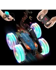 Remote-Control-Car-Stunt-RC-Car, 2.4Ghz 4WD Double-Sided 360°