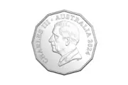 50c 2024 King Charles III Effigy Lightly Circulated AUS Fifty Cent Coin