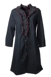 Ruffle Shirt Dress--POM-W14.51