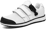[SUMECH] Men's Golf Shoes Breathable Mesh Extra Wide Casual Sneakers Non Slip Outdoor Spikeless Trainers for Training Big Size