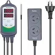Inkbird ITC-308 WiFi Digital Temperature Controller 220V Outlet Thermostat, 2-Stage, 2200w, w/Sensor Smart Thermostat Google Alexa IFTTT APP Support Remote Monitor Control
