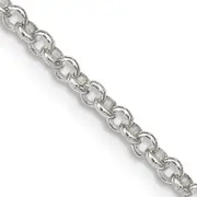 18 Inch Sterling Silver 2.8mm Rolo Chain