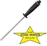 Knife Sharpener Butcher Steel Sharpening rod 13" Overall Free Shipping USA
