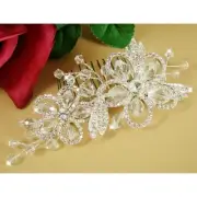 Bridal Comb Swarovski Crystal & Rhinestones Silver Hair Comb