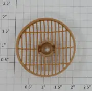 K-Line K7200-06-03 Sand Color Plastic Radar Dish without Center Dipole