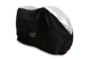 CyclingDeal Bike Cover for Outdoor Bicycle Storage - 1 Bike - Heavy Duty 600D Oxford Fabric Waterproof Top 190T Polyest Material Mountain & Road Bikes
