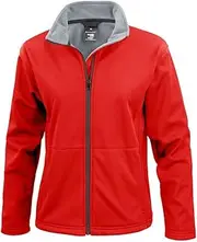 [Result] Core Women's Outdoor Soft Shell Jacket Red L/14