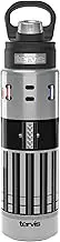 Tervis Star Wars Lightsaber Detail Triple Walled Insulated Tumbler Travel Cup Keeps Drinks Cold, 24oz Wide Mouth Bottle, Stainless Steel