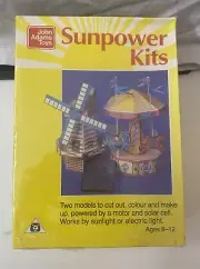 Vtg Smithsonian Institute John Adams Toys Sun power kits New Original Packaging