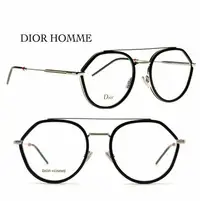 在飛比找Yahoo!奇摩拍賣優惠-Dior Homme ► ( 黑色框×金屬銀鎳色 ) Dou