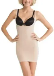 SPANX OPEN BUST FULL SLIP NATURAL SS0215 $84