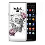 Skins Decal Wrap for Samsung Note 9 - Roses in Skull
