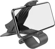AIMALL Universal Cell Phone Holder Stand, Non-Slip Clip Dashboard Mount for Car, HUD Simulating Design for GPS, Fits Phones up to 6.5 inches
