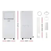 Devanti Portable Air Conditioner 7000BTU Cooling Mobile Fan Cooler Dehumidifier