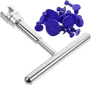 Cabilock 1Set Car Dent Puller Kit Automotive Dent Removal Tool for Hail Damage Repair Includes Handle and Pull Tabs and Versatile for DIY Use