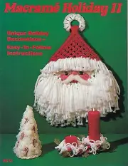 Macrame Christmas Patterns Tree Santa Ornaments Macrame Holiday II Book MM321