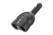 mbeat Gorilla Power Four Port USB-C & QC 3.0 Car Charger with Cigar Lighter Splitter (MB-CHGR-C38)