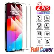 2X Tempered Glass Screen Protector For iPhone 15 14 13 12 11 Pro Max 7 8 PLUS XR