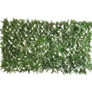 SA NEW Garden Craft Bamboo Leaf Expanding Bamboo Artifical Hedge Trellis