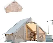 [SOLAISK] Tents for Camping, Glamping Tent Inflatable, Easy Setup Inflatable Night Club with Pump, Oxford Camping Tent for Girls, 4-6 Persons Large Tents for Camping Adult, Waterproof Air Tent