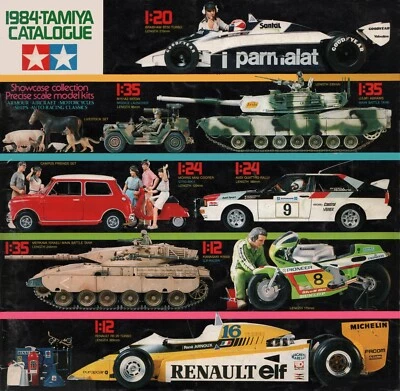 Electronic publication (PDF) Tamiya catalogue from 1984