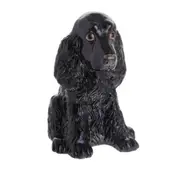 John Beswick Cocker Spaniel Black Money Box Bank Figurine