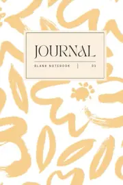 Bloom Journal Blank Unlined Notebook and Sketchbook, A5 120 Pages, Pastel Orange