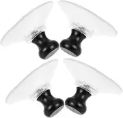 SEWACC 4 Pcs Mobile Phone Aluminum Head Suction Cup Remova Smartphone Tools Sucker Handle Phone Screen Repair Kit Opening Tool Suction Clamp Back Phone Fixing Tool Kit Strong Black Rubber