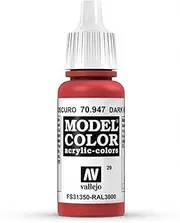 Vallejo Model Colour Dark Vermillion 17 ml Miniatures