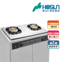 在飛比找momo購物網優惠-【豪山】雙口歐化嵌入式瓦斯爐(SK-2051S LPG -基