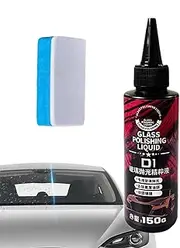 LeoLeozz 2PCS Auto Glass Degreaser - 150g Car Glass Cleaner for Oil Film,Window Cleaning Liquid, Automotive Scratch Remover, Water Stain Remover for Windshields