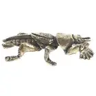 Miniature Artistic Brass Mole Cricket Sculpture Retro Brass Mole Cricket Metal