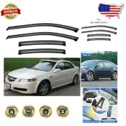 Window Vent Deflectors for 2004-2008 Acura TL - Easy Installation