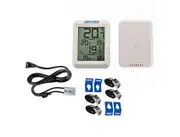 Wireless Fridge Thermometer + Fridge Tie-Down Kit (4-Pack) + 1.8m 12v Fridge Cable
